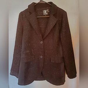 Dolce Cabo black with Black metallic grid Size M